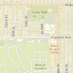 1611-1615 48th St Des Moines IA Street Map