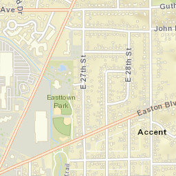 2529-2599 Easton Boulevard Des Moines IA Street Map