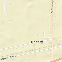 Crissey Ohio Street Map
