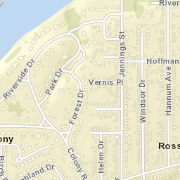 Rossford Ohio Street Map