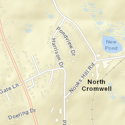 North Cromwell Connecticut Street Map
