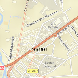 Peñafiel Street Map