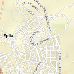 Épila Street Map