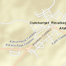 Pınarbaşı Street Map