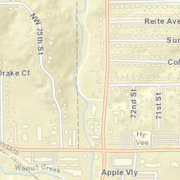 Clive, IA, USA Street Map