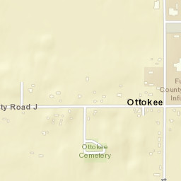 Ottokee Ohio Street Map