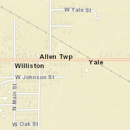 Williston Ohio Street Map