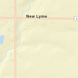 New Lyme Ohio Street Map