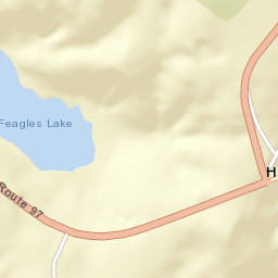 Hunts Corner New York Street Map