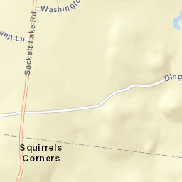 Squirrels Corners New York Street Map