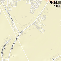 Fishkill Plains New York Street Map