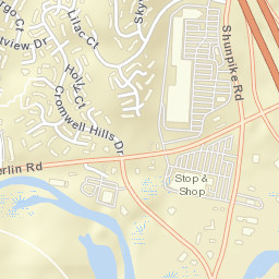 Cromwell Hills Connecticut Street Map