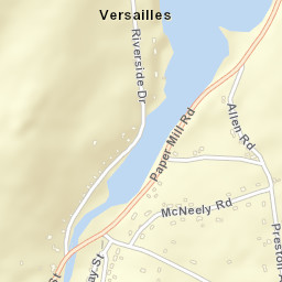Versailles Connecticut Street Map