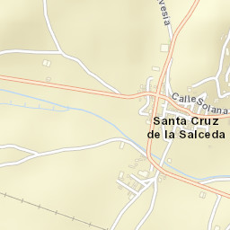Santa Cruz de la Salceda Street Map