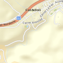 Castellolí Street Map