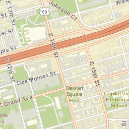 Interstate 235, Des Moines, IA 50316, USA Street Map