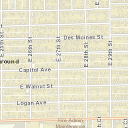 456 E 25th St Des Moines Iowa Street Map