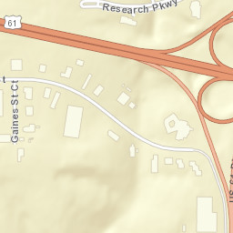 U.S. 61 Business & Interstate 80 Davenport Street Map