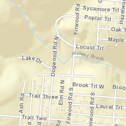 Wurtsboro Hills New York Street Map