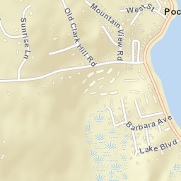 Lake Pocotopaug Connecticut Street Map