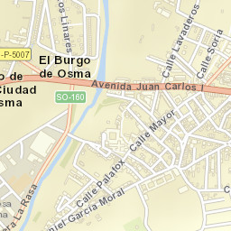 El Burgo de Osma Street Map