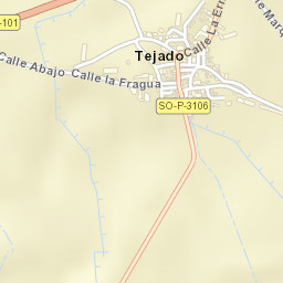 Tejado Street Map