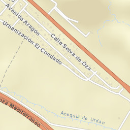 Nuez de Ebro Street Map