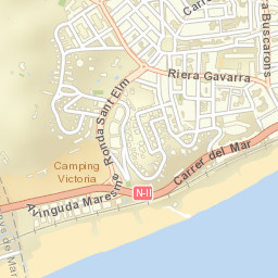 Canet de Mar Street Map