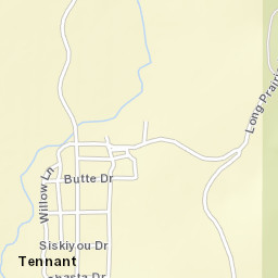 Tennant California Street Map