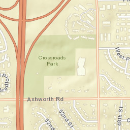 924 52nd Place West Des Moines IA Street Map