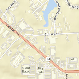 Clarks Ohio Street Map