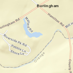 Burlingham New York Street Map