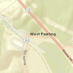 West Pawling New York Street Map