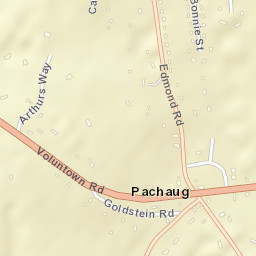 Pachaug Connecticut Street Map