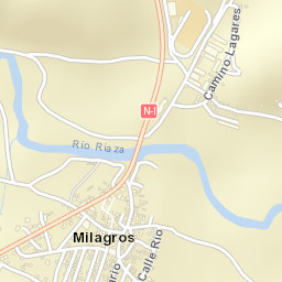 Milagros Street Map
