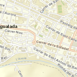 Igualada Street Map