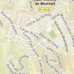 Sant Vicenç de Montalt Street Map