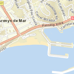 Arenys de Mar Street Map