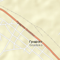 Gradsko Street Map