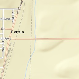 Railway Street, Persia, IA 51563, America Street Map