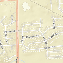 6842 Reed Lane West Des Moines Street Map