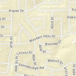 4701-4707 Elm St West Des Moines IA Street Map