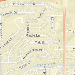 3325 Laurel Ln Hazel Crest IL 60429 Street Map