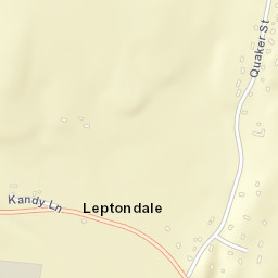 Leptondale New York Street Map