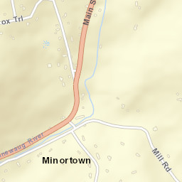 Minortown Connecticut Street Map