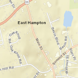 East Hampton Connecticut Street Map