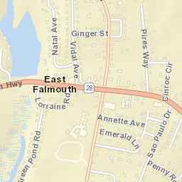 East Falmouth Street Map