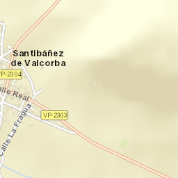 Santibáñez de Valcorba Street Map