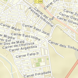 Vilanova del Camí Street Map