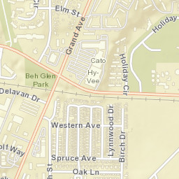 110-172 19th Street West Des Moines Street Map